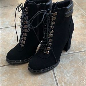 Black boot heels